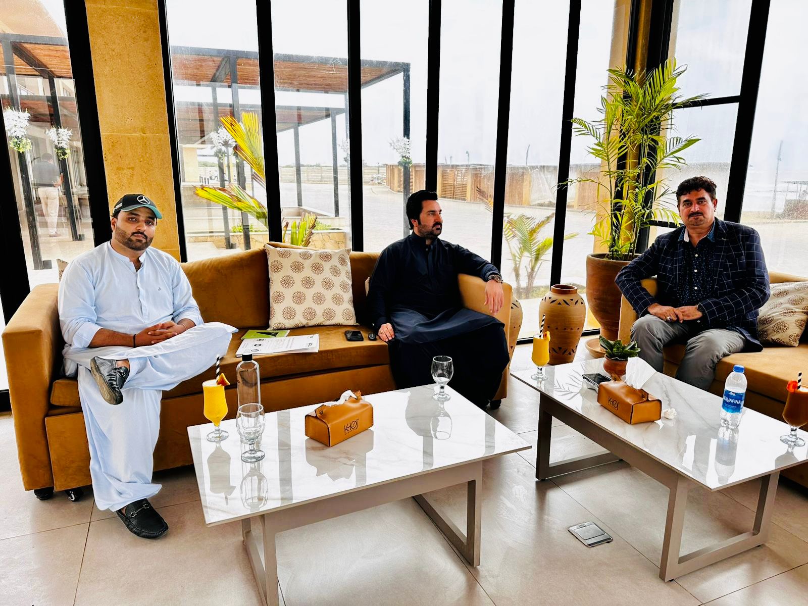 Visit of Mr. Ismail Sajnrani, AC Resorts and Restaurants at Gaddani, Sonmiani District Hub