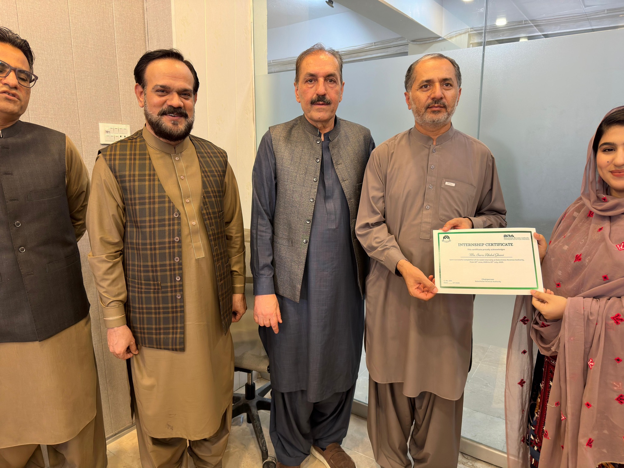 Certificates Distribution Ceremony organized for UoT Students upon Successful Completion of Six-Week Internships